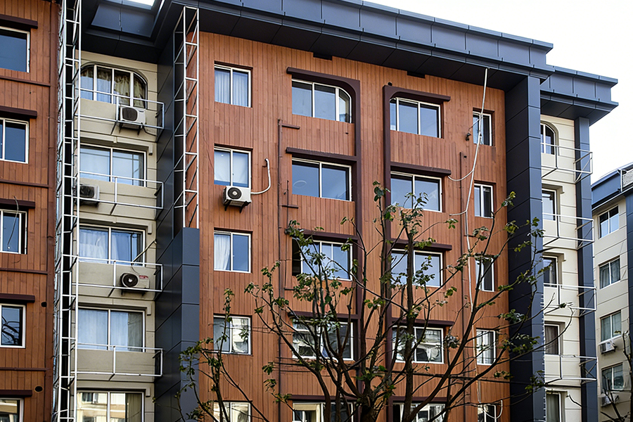 Renovación de la calle Lin'an City Center (Wood Grain)